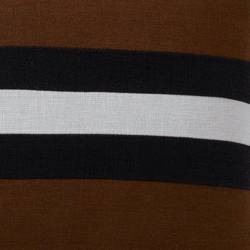 Linen Stripes Tobacco 30x50