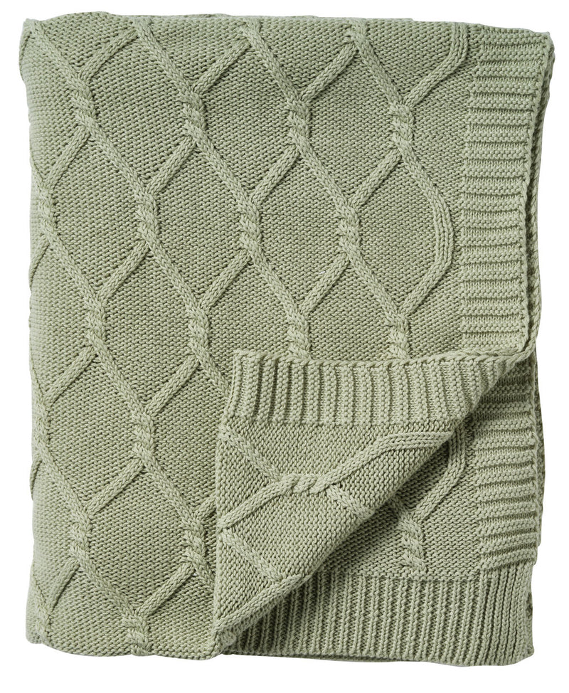 Sage Lattice Throw 130x170